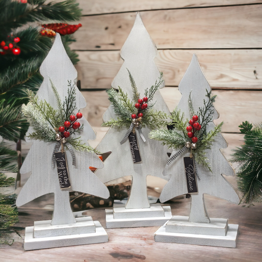 Set of 3 Large Christmas Trees