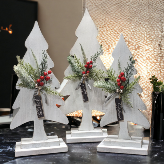 Set of 3 Large Christmas Trees