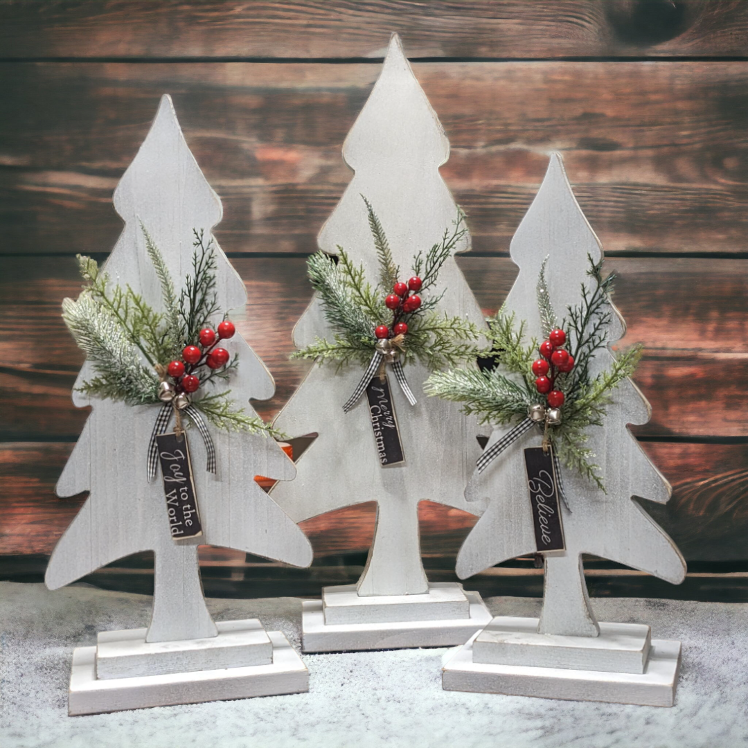 Set of 3 Large Christmas Trees