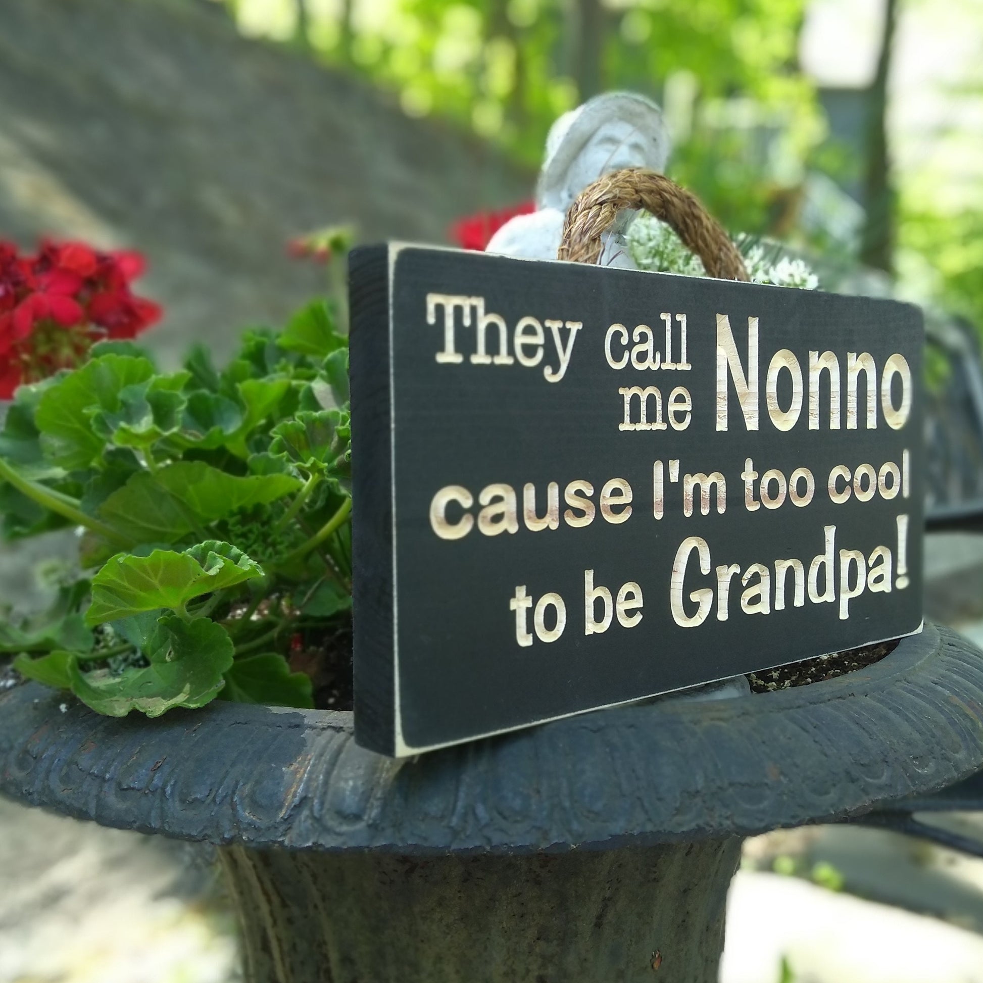 Custom wooden sign, They Call Me Nonno, personalized carved wood signs, father's day gift for nonno