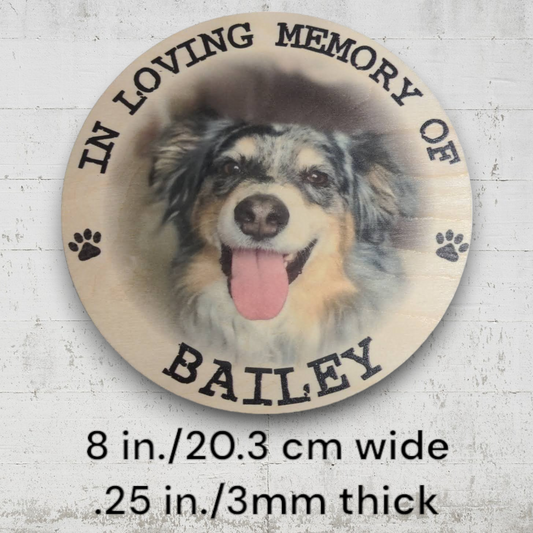 Pet Memorial Plaque