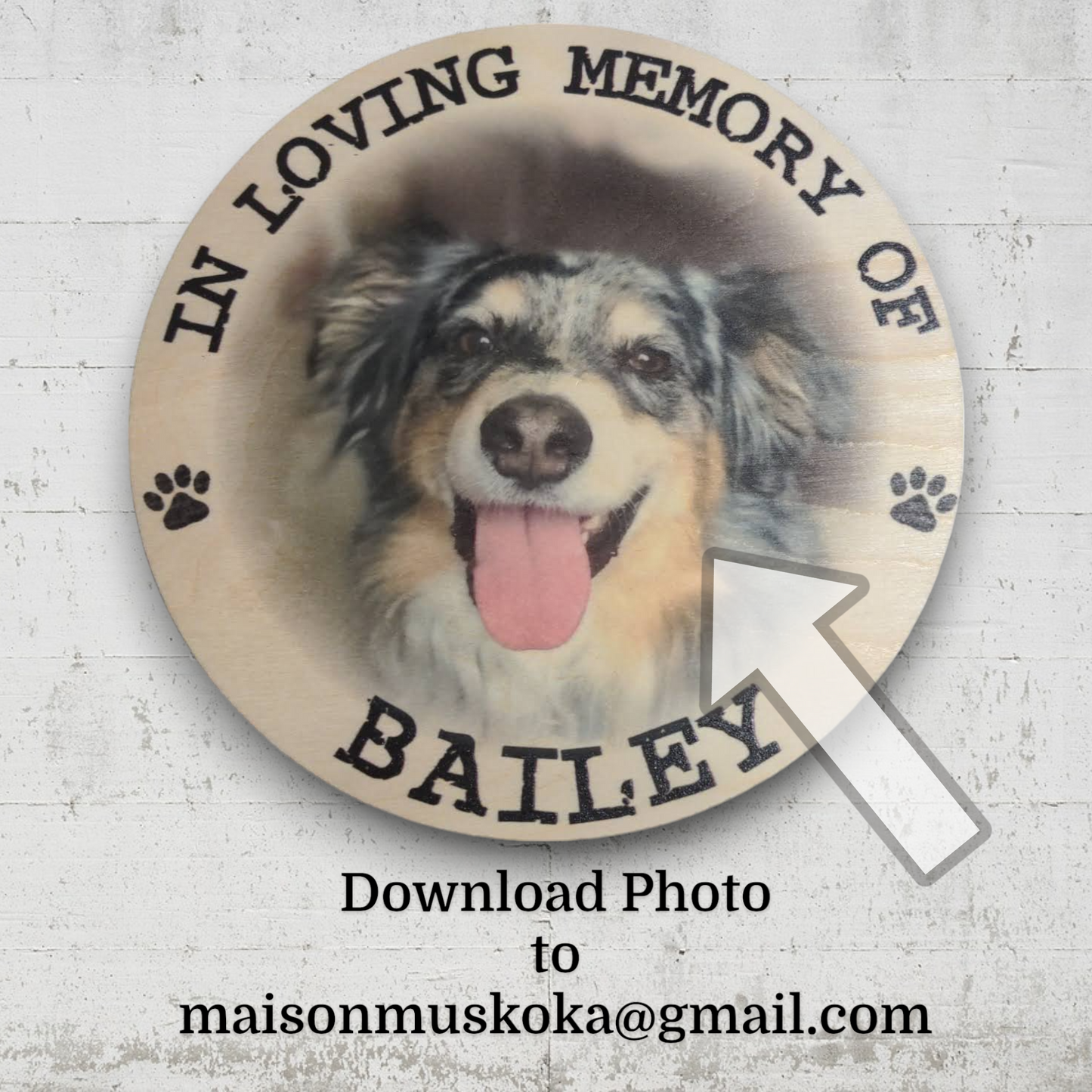 Pet Memorial Plaque