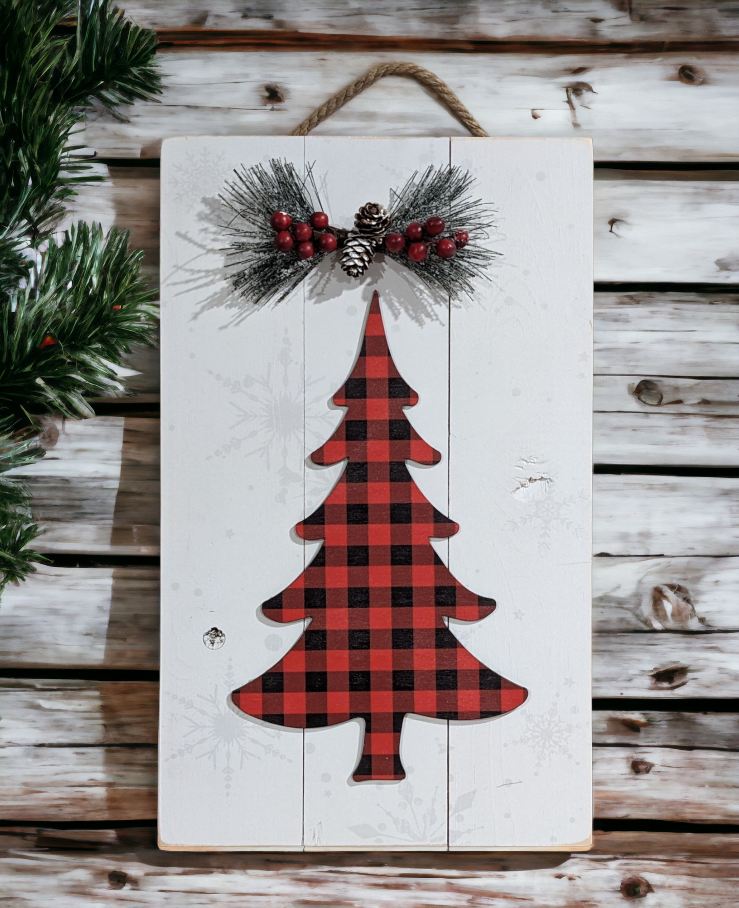 3d White Background Pallet Wood Wall Decor with a Moose, Deer or Tree. Made in Canada!