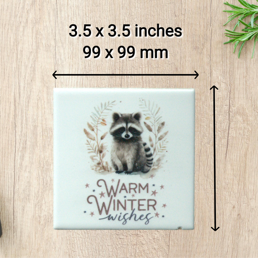 Winter Wonderland Ceramic Coasters