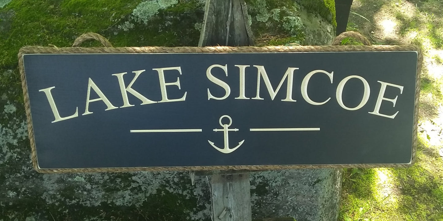Lake Simcoe with Anchor - Maison Muskoka