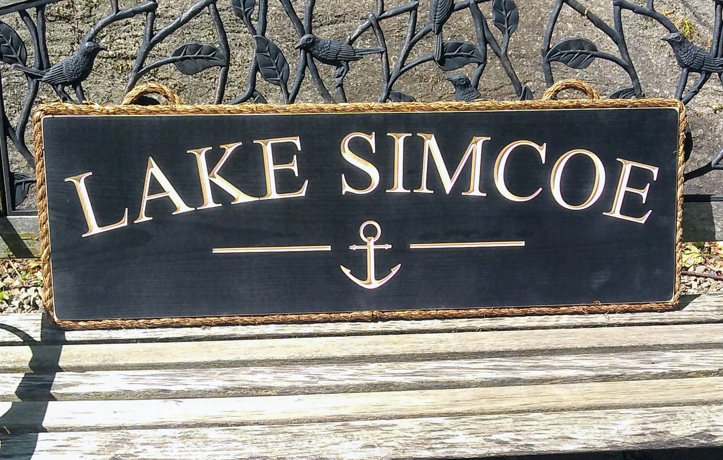 Lake Simcoe with Anchor - Maison Muskoka