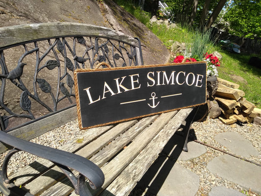Lake Simcoe with Anchor - Maison Muskoka