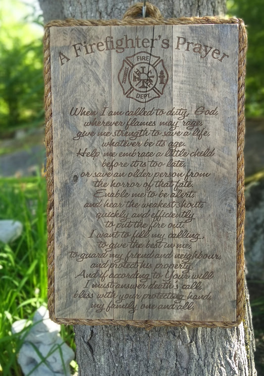 Fireman's Prayer - Maison Muskoka