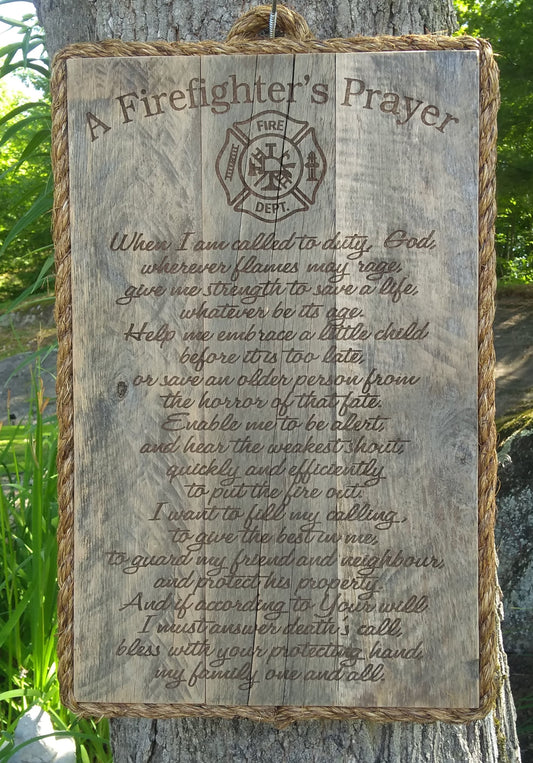 Fireman's Prayer - Maison Muskoka