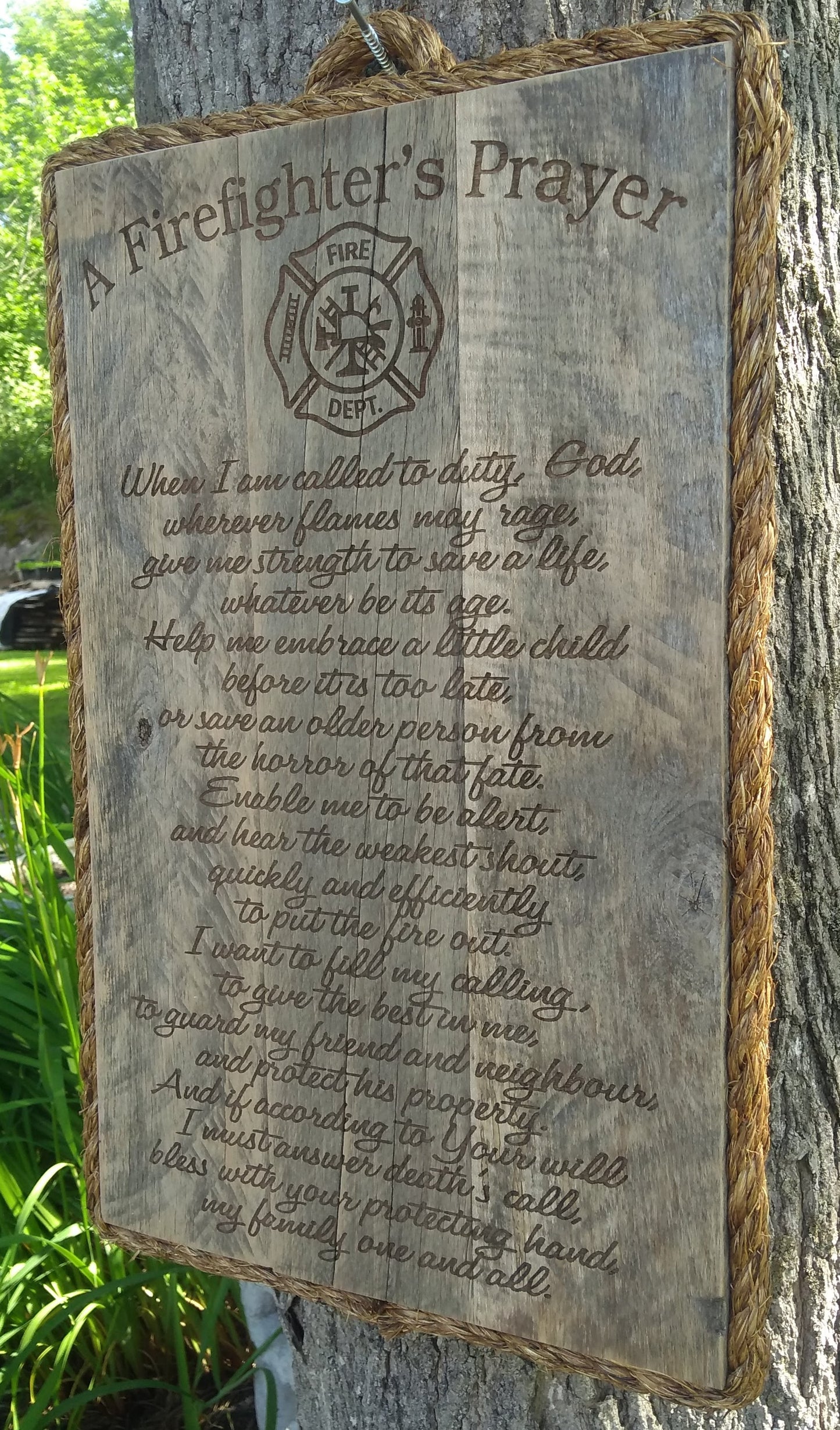 Fireman's Prayer - Maison Muskoka