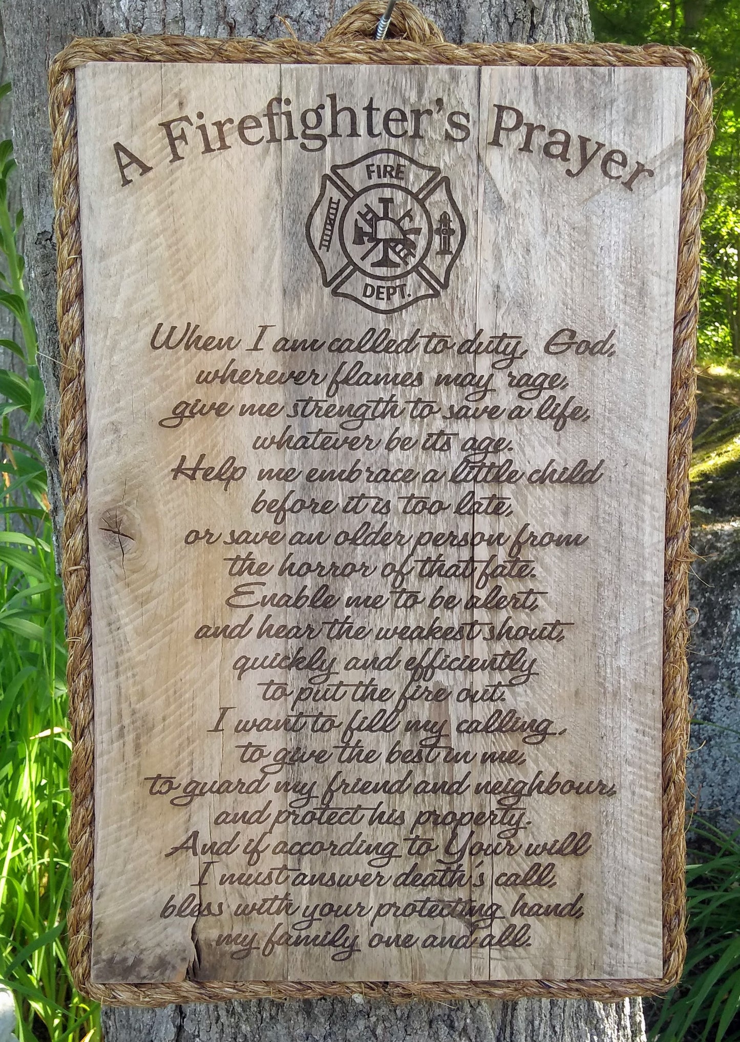 Fireman's Prayer - Maison Muskoka