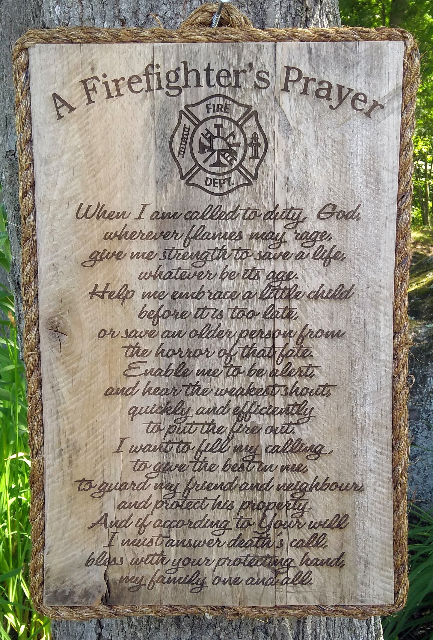 Fireman's Prayer - Maison Muskoka