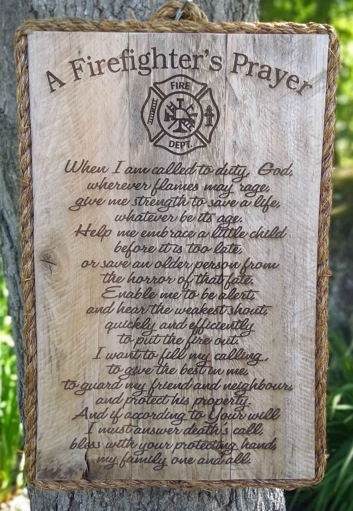 Fireman's Prayer - Maison Muskoka