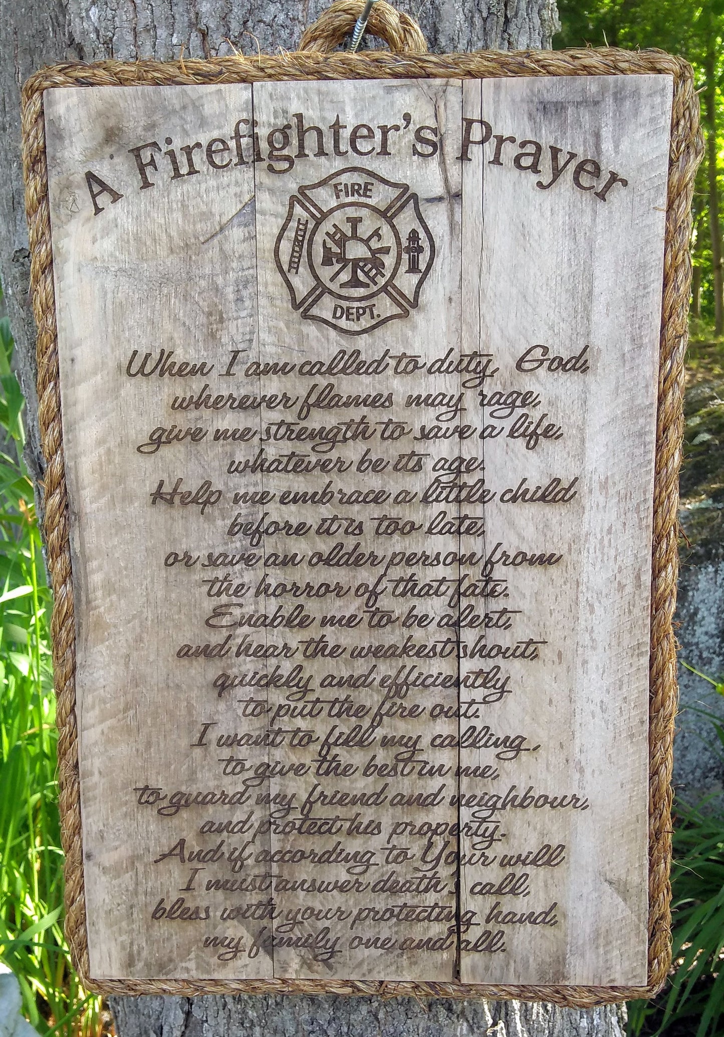 Fireman's Prayer - Maison Muskoka