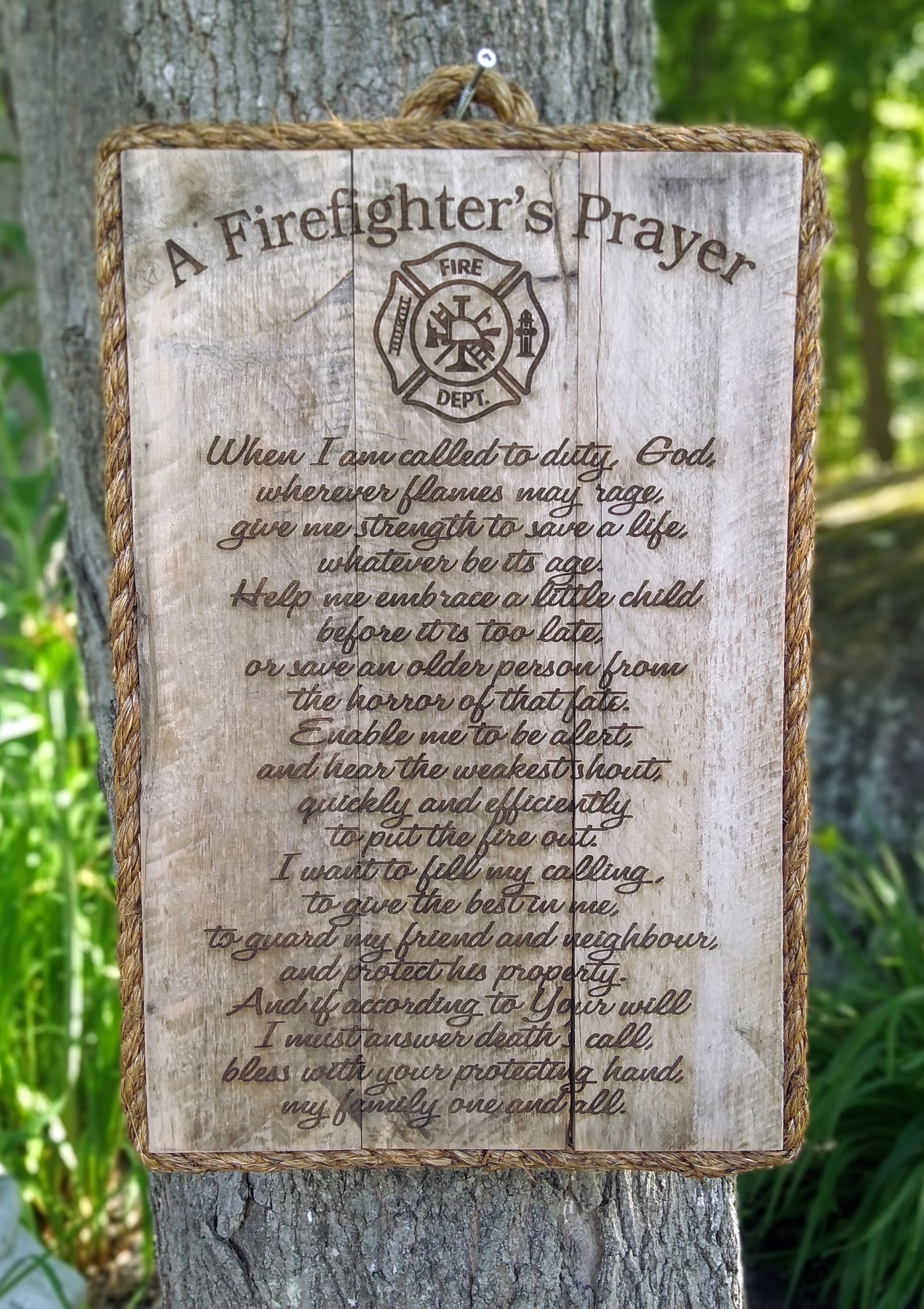 Fireman's Prayer - Maison Muskoka
