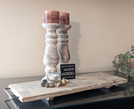 Whitewashed Serving Board