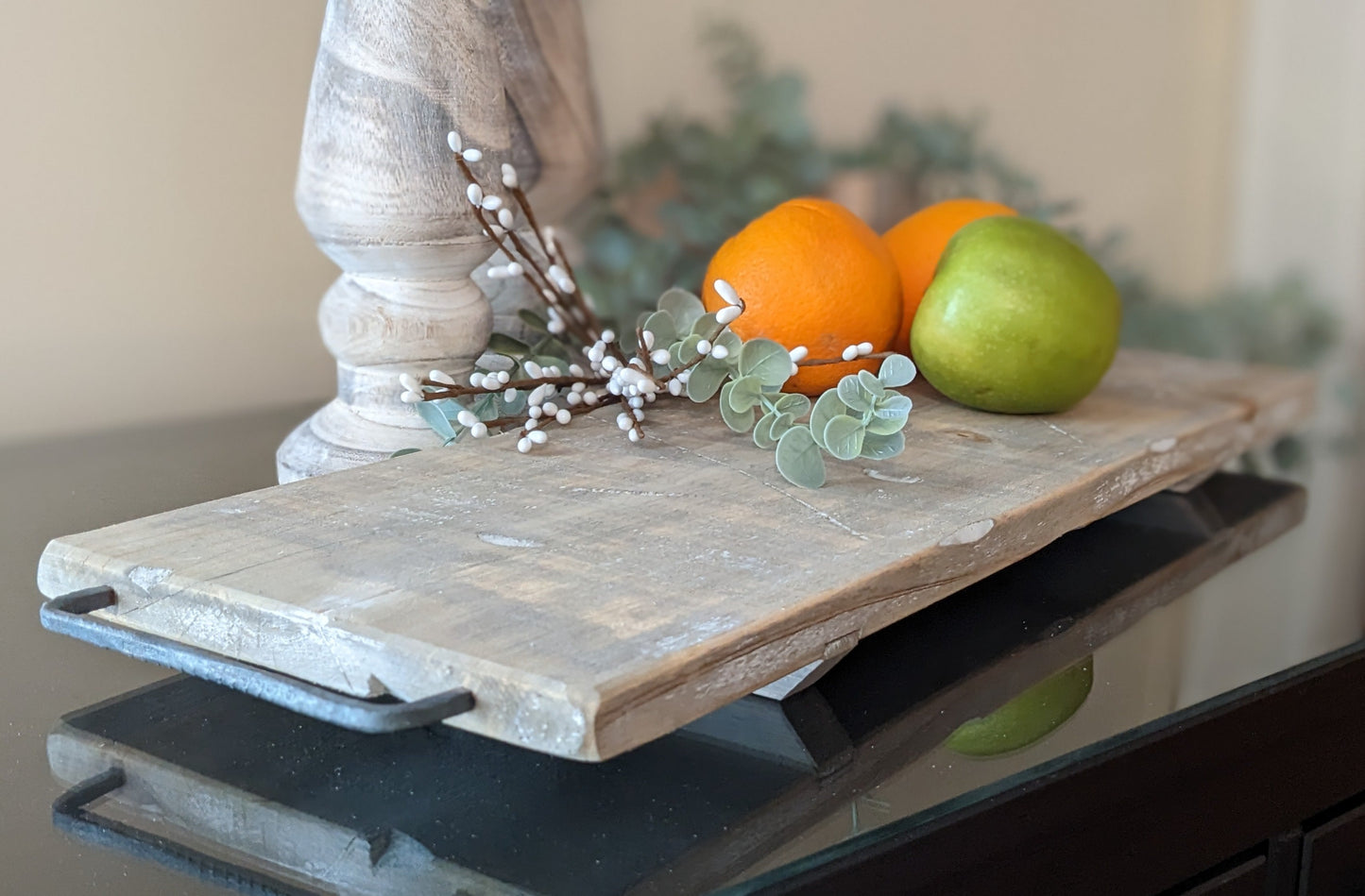 Whitewashed Serving Board