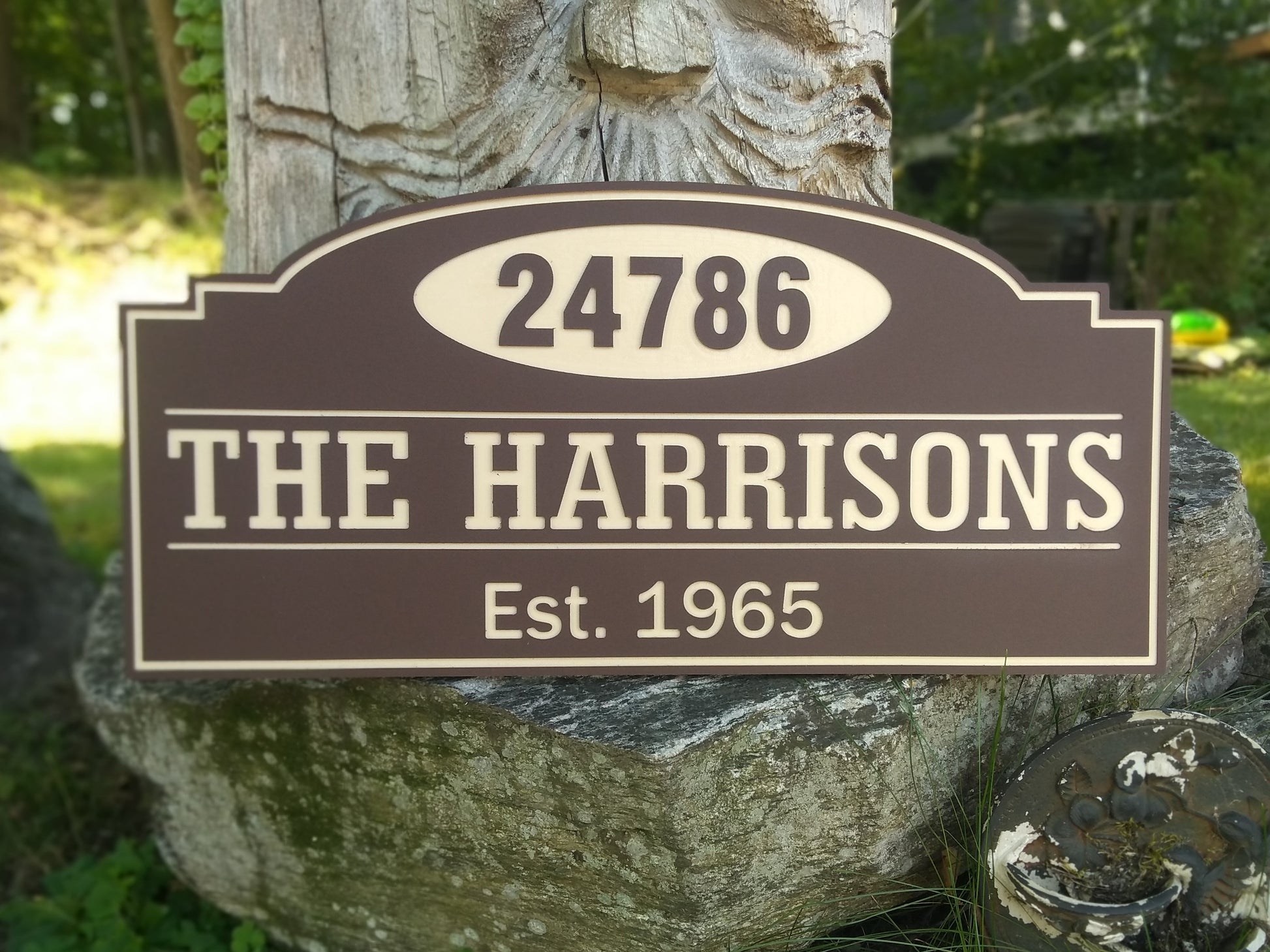 Zero Maintenance Exterior Sign Harrison Style - Maison Muskoka