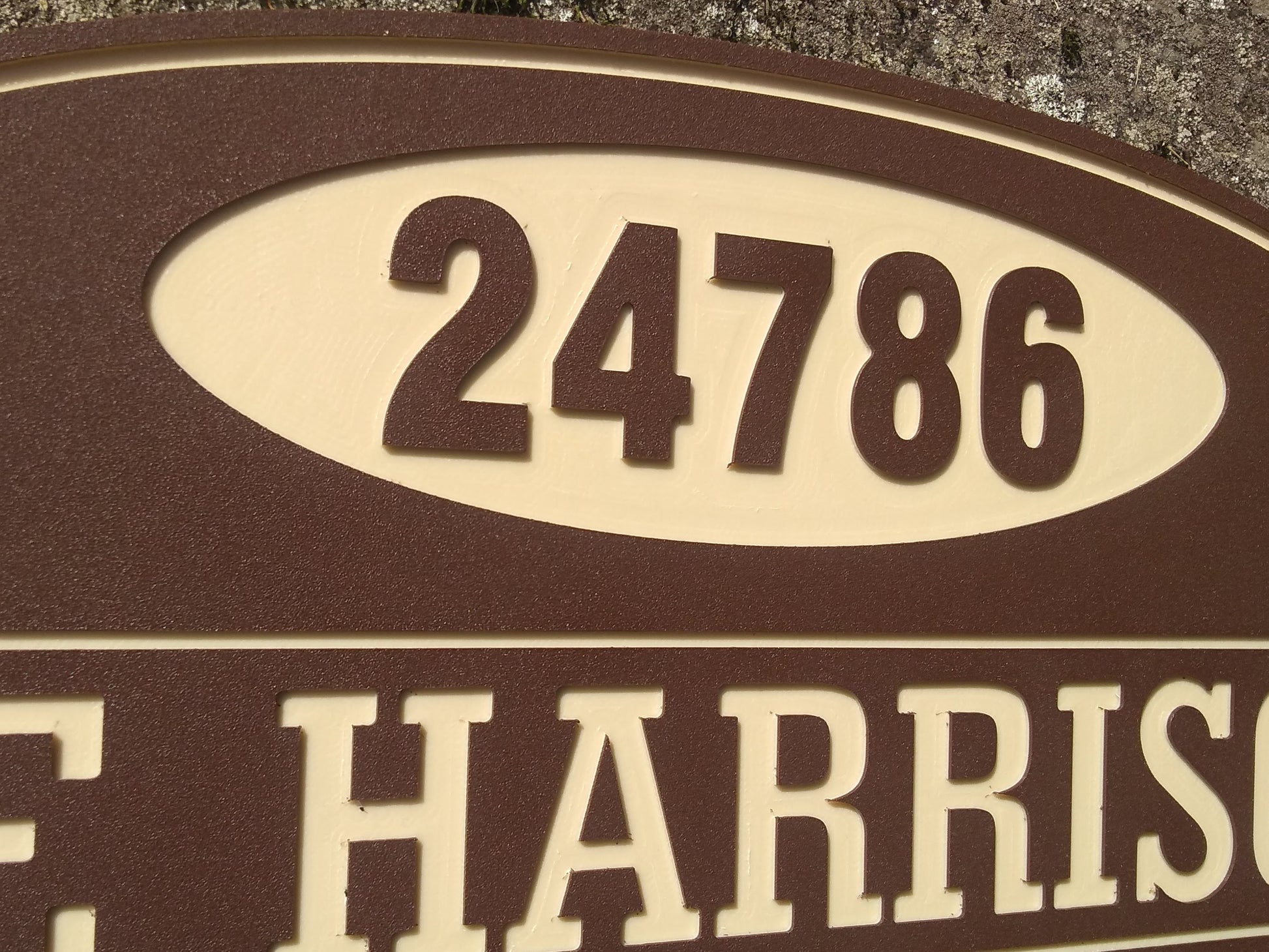Zero Maintenance Exterior Sign Harrison Style - Maison Muskoka