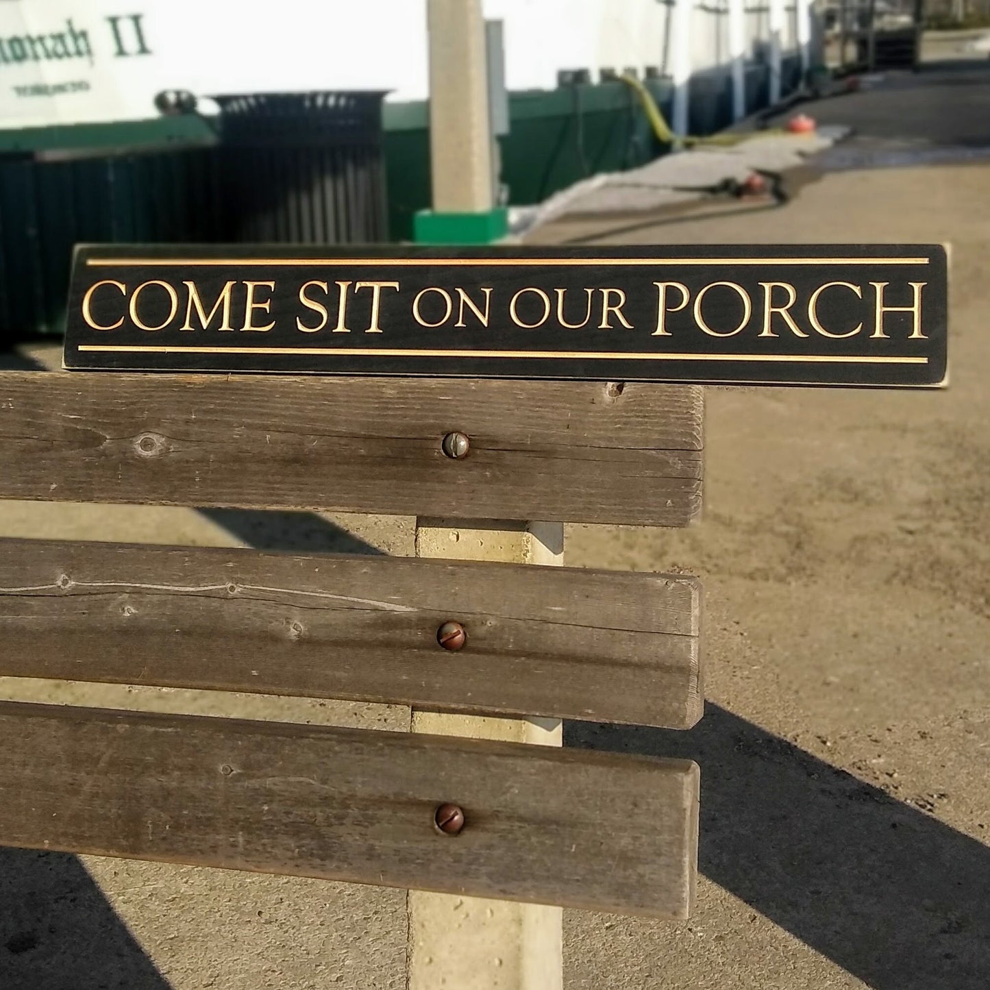 Wood porch sign, wooden farmhouse sign, rustic cottage décor