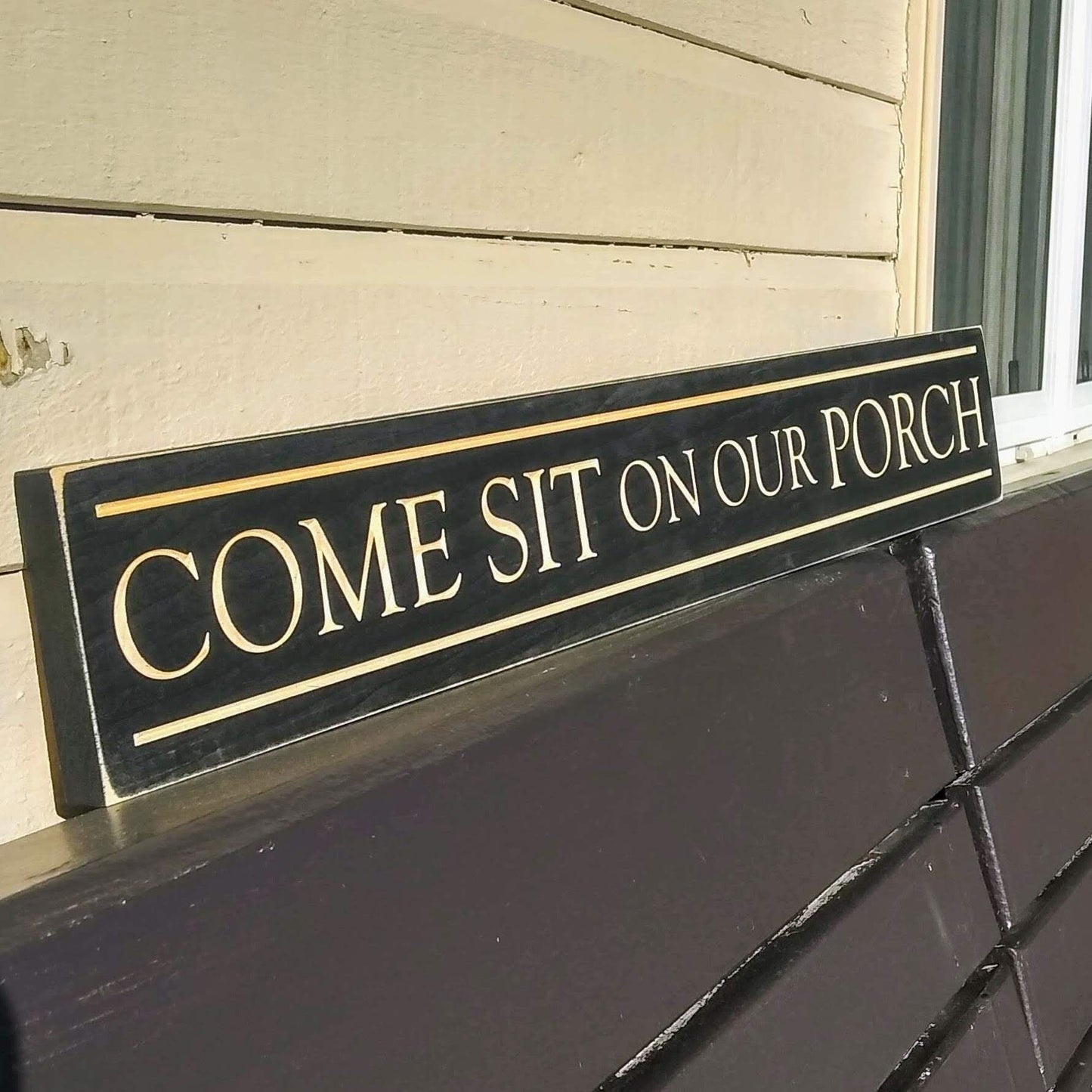 Wood porch sign, wooden farmhouse sign, rustic cottage décor