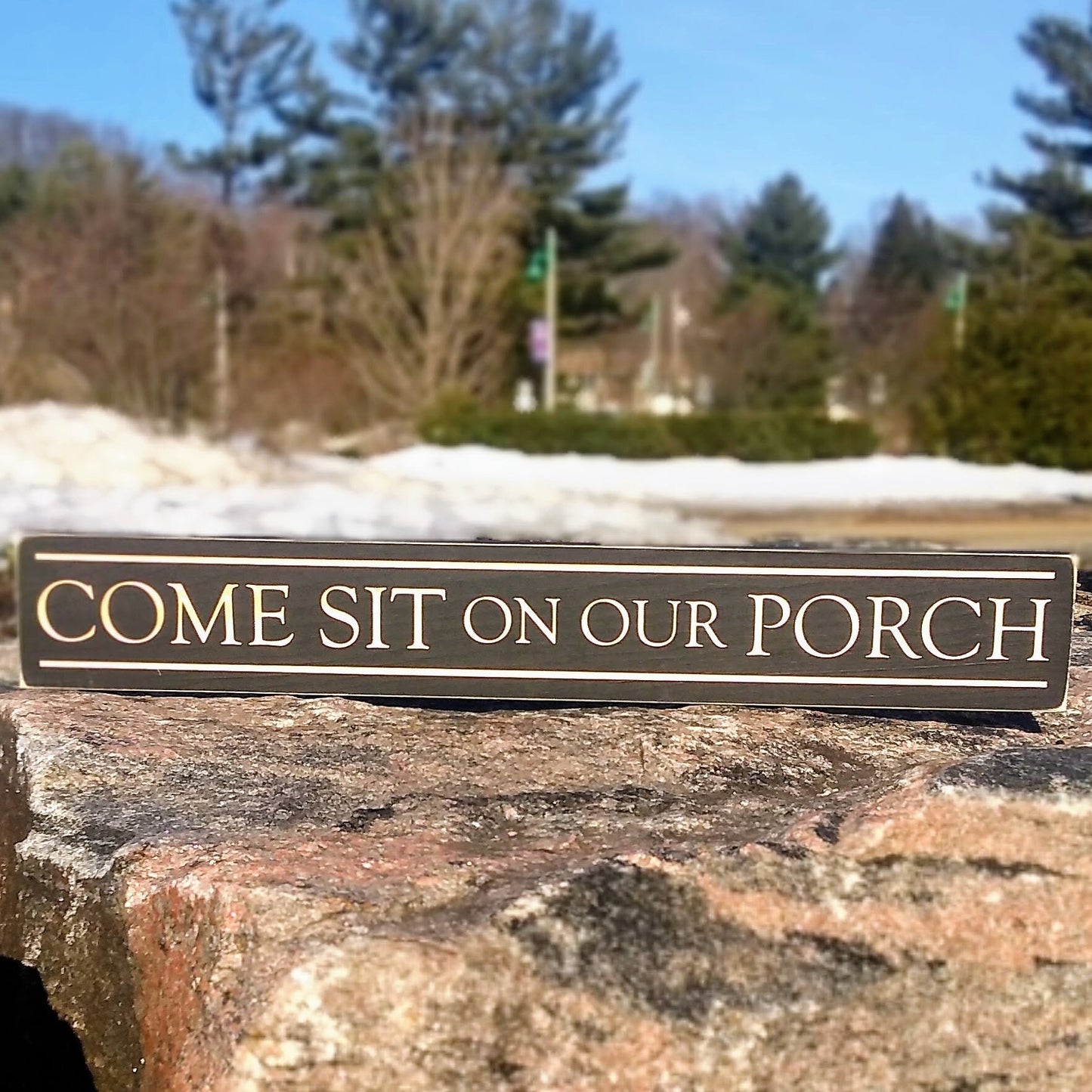Wood porch sign, wooden farmhouse sign, rustic cottage décor