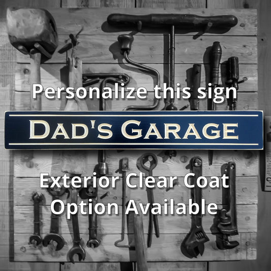 personalized wood sign,Dad's Garage, Custom wooden signs, workshop sign, Father's Day gift