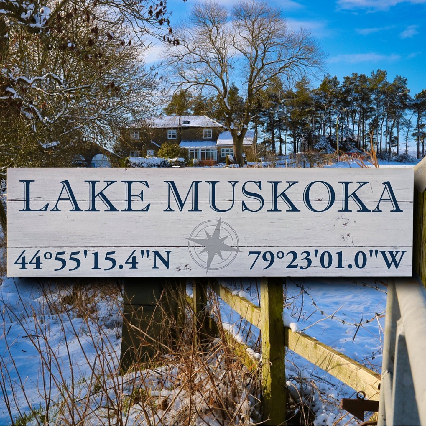 Personalized Coordinates Sign