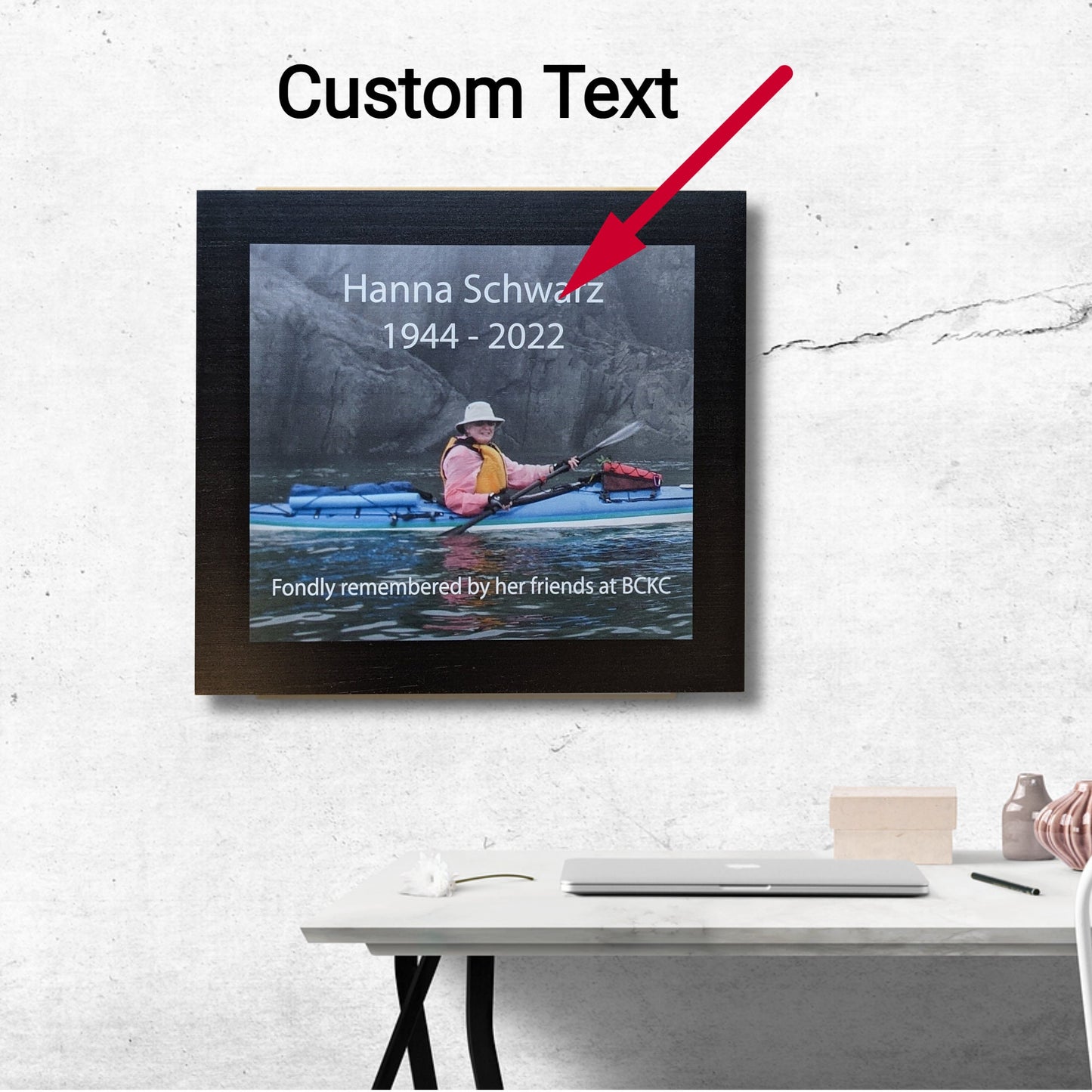 Memorial Plaque with photo,name and date,loss of a loved one, memory of mom or dad, baby memorial