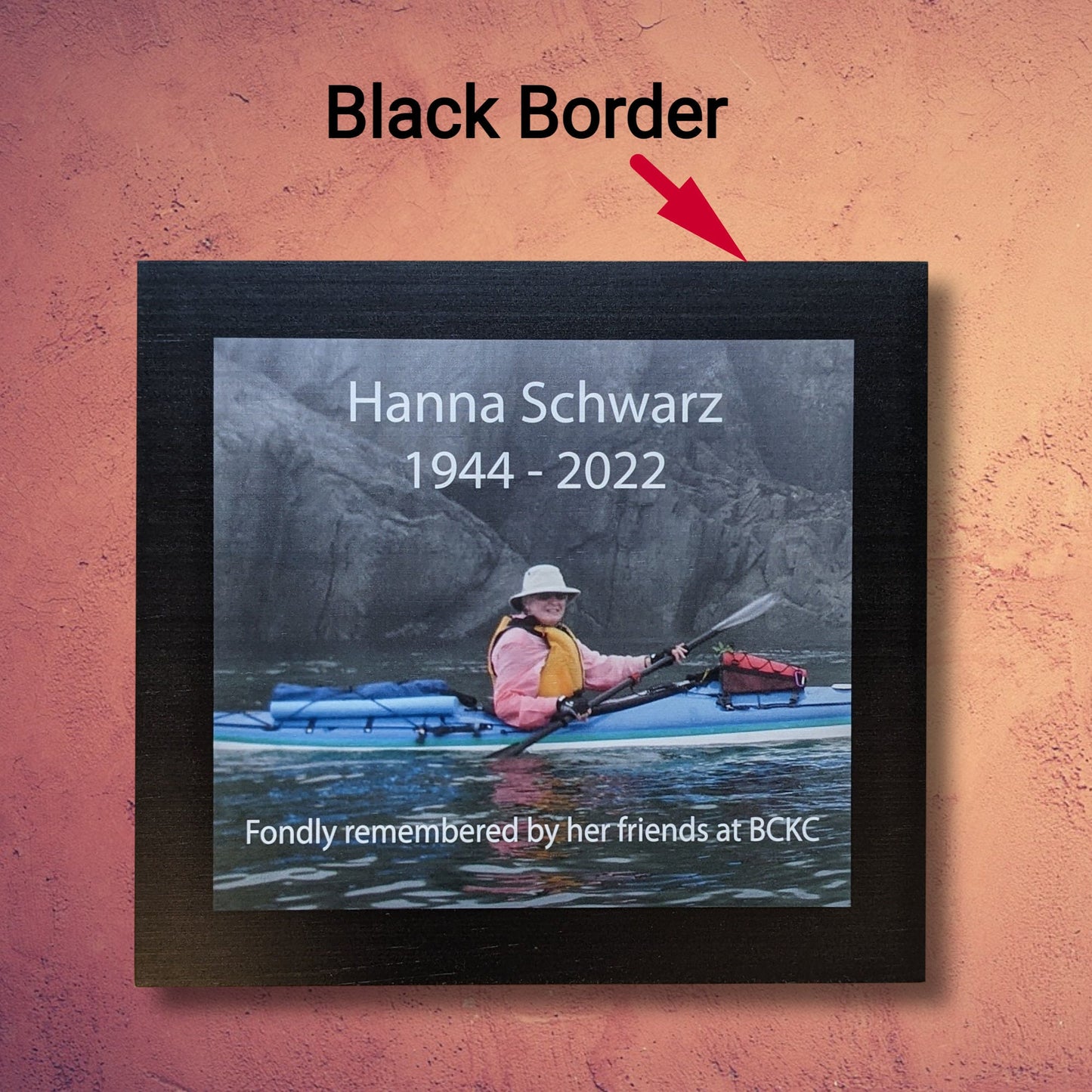 Memorial Plaque with photo,name and date,loss of a loved one, memory of mom or dad, baby memorial