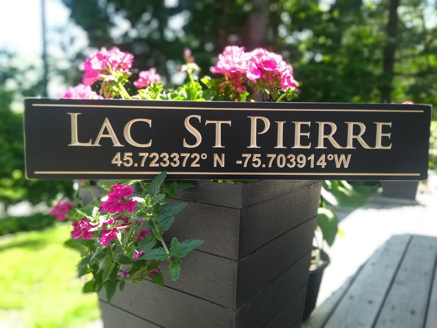 Coordinates Sign