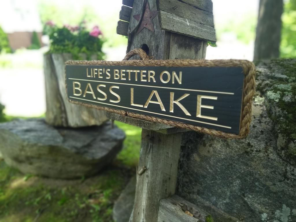 Life is Better Lake Sign - Maison Muskoka