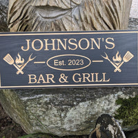 Bar and Grill Sign