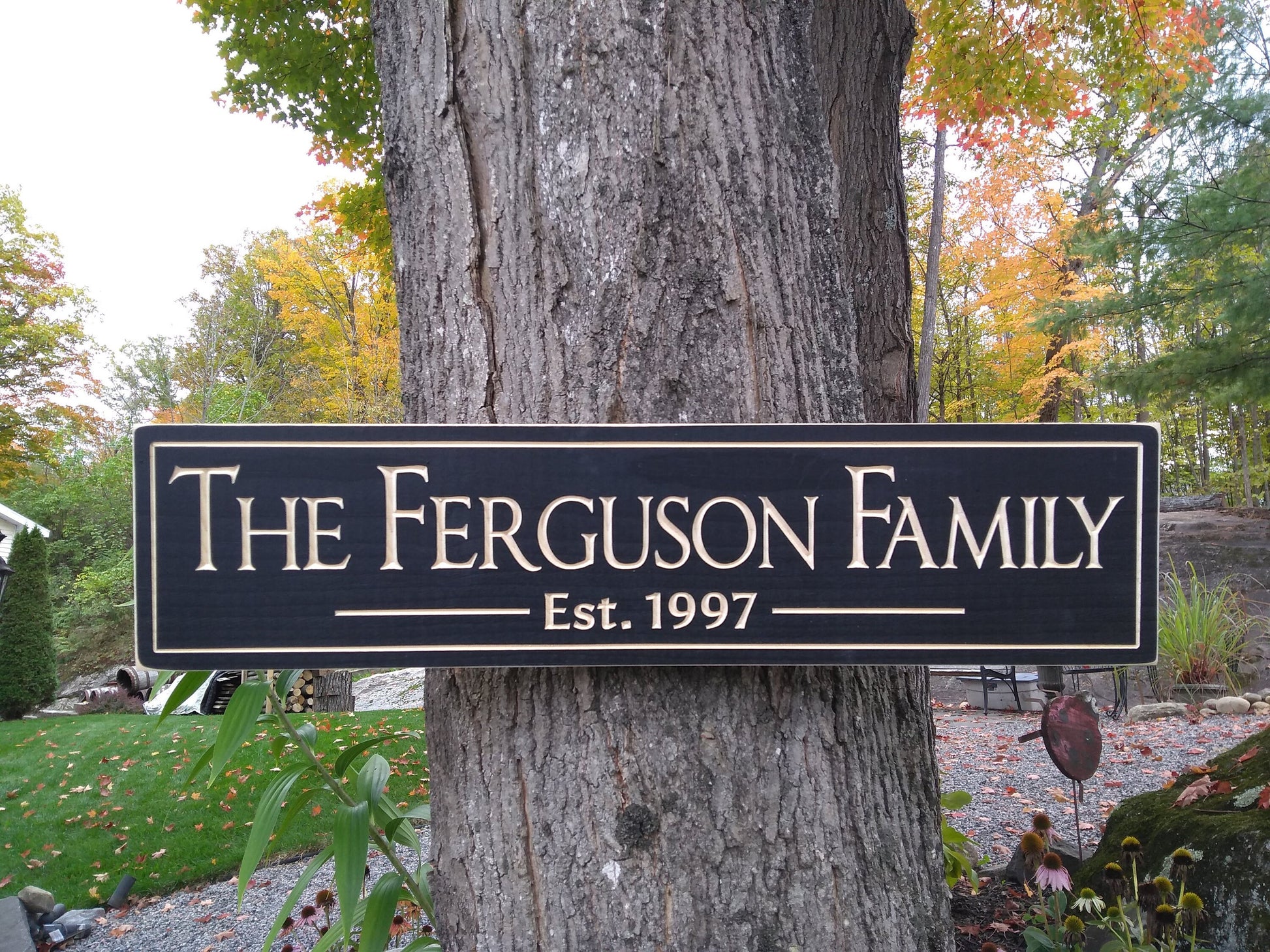 Outdoor custom address sign, wood carved Sign, personalized gift, family home plaque, Christmas gift