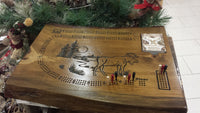Solid wood cribbage board - Maison Muskoka