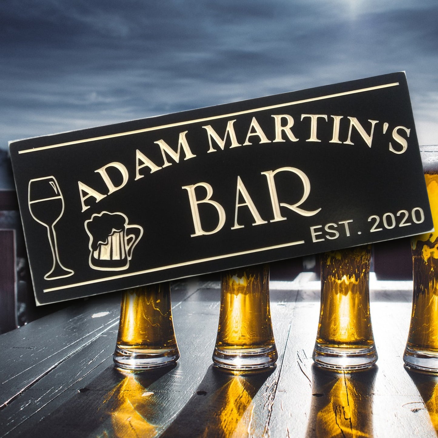 Custom Bar sign with your name