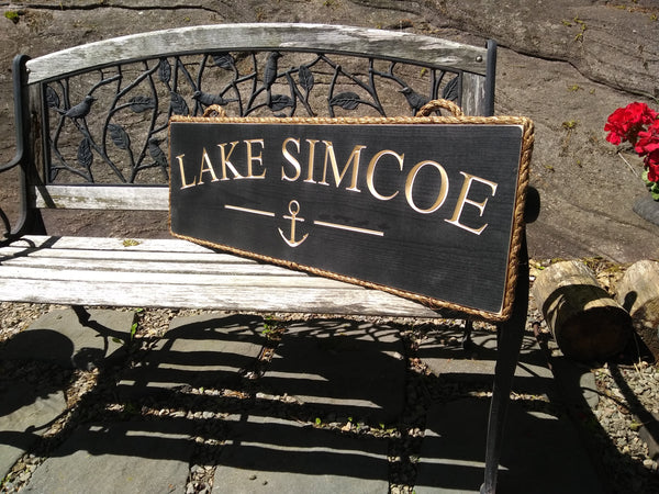 Lake Simcoe with Anchor - Maison Muskoka