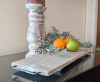 Whitewashed Serving Board
