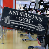 Personalized gym sign with your name