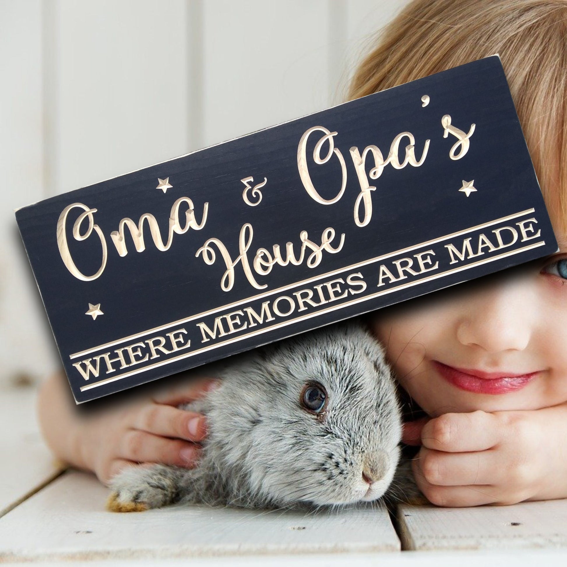 Oma and Opa's house sign, grandparents gifts, personalized gift for Mother's day