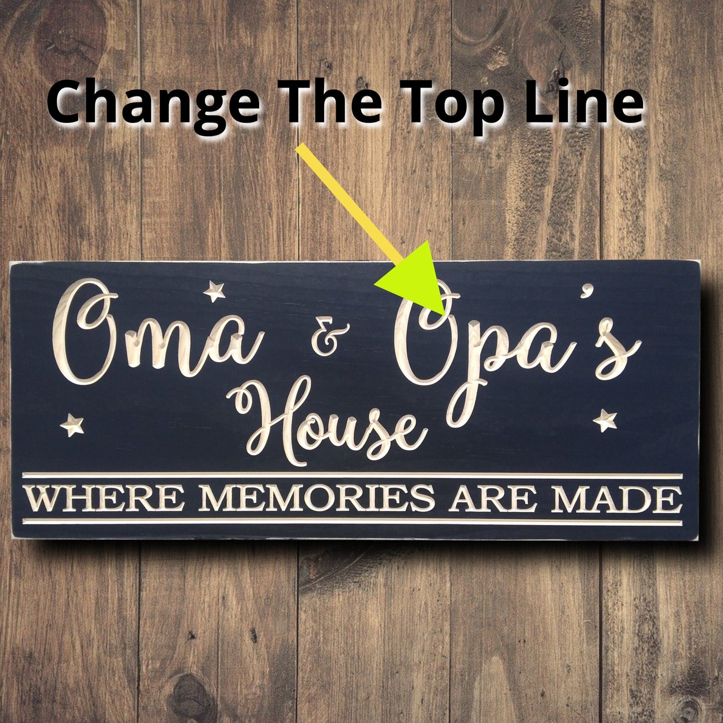 Oma and Opa's house sign, grandparents gifts, personalized gift for Mother's day