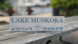 Personalized Coordinates Sign
