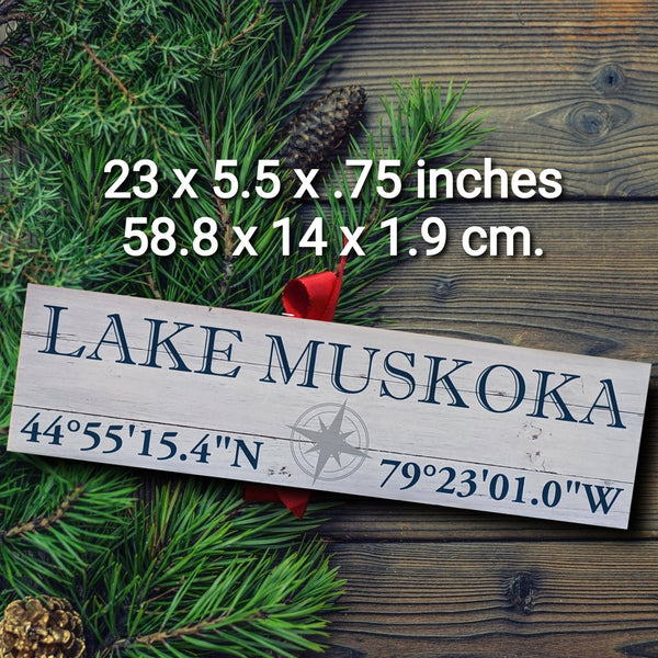 Personalized Coordinates Sign