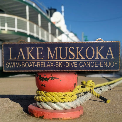 Large Lake Sign