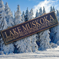 Large Lake Sign