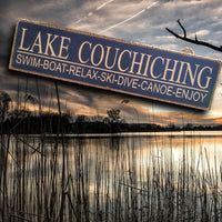 Large Lake Sign
